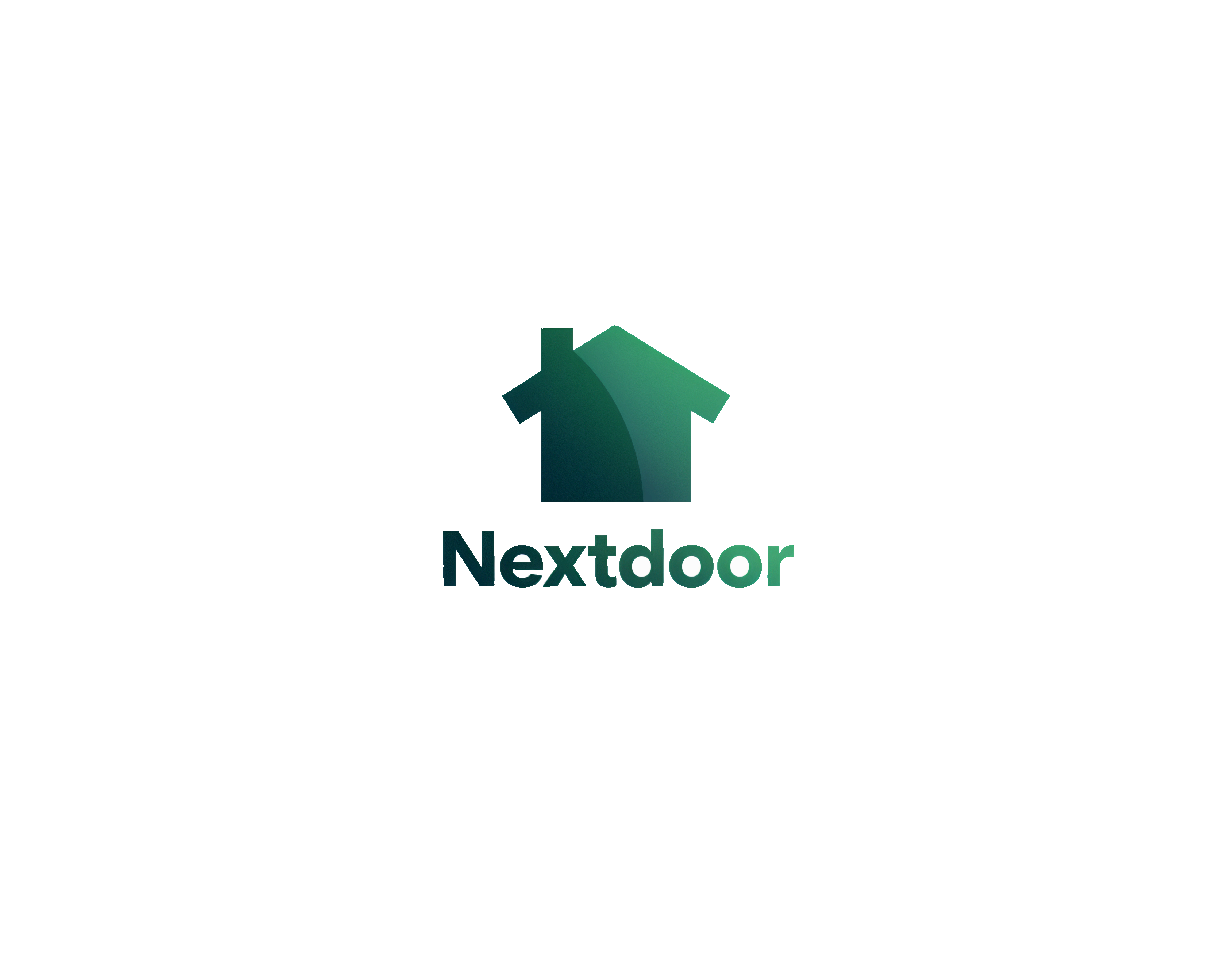 A Nextdoor logo for the marketing team in gradient...